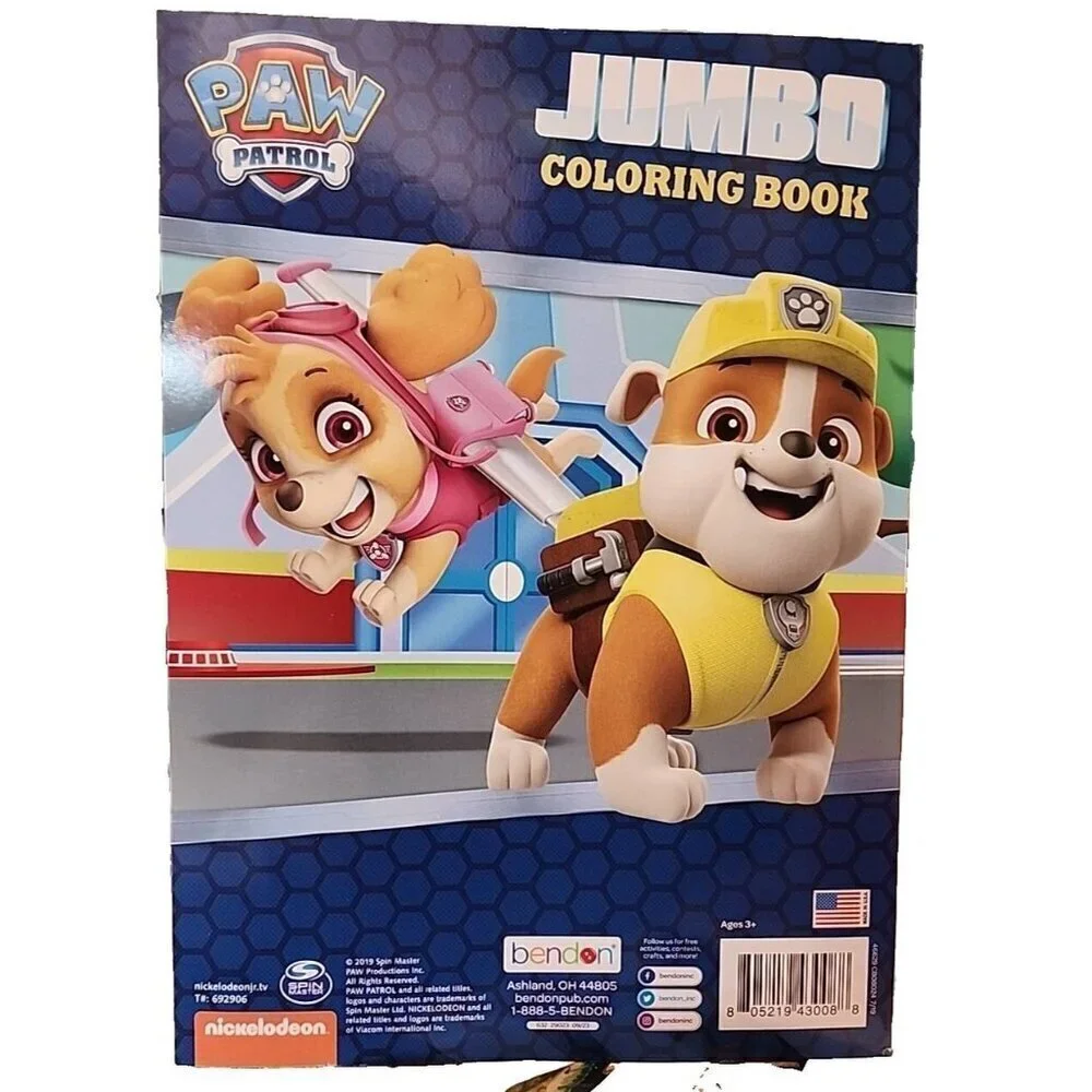 Nickelodeon - Paw Patrol - Heroes Unleashed- Jumbo Coloring Book